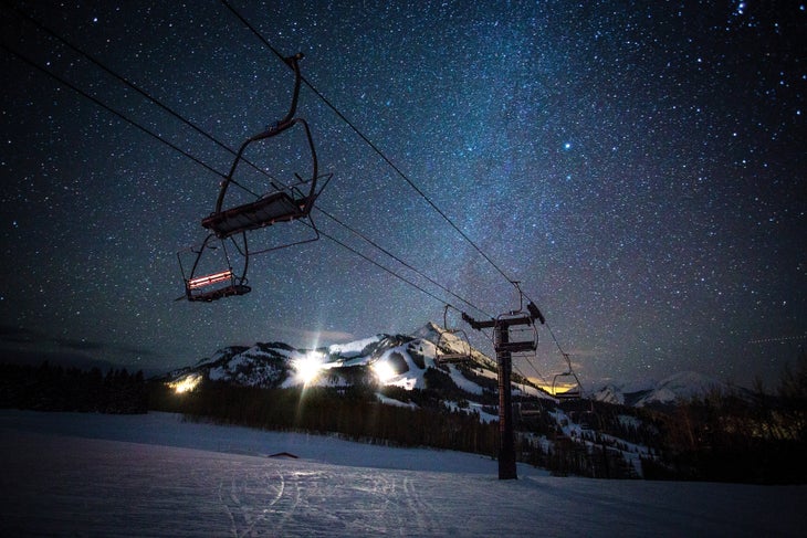 Crested Butte at night