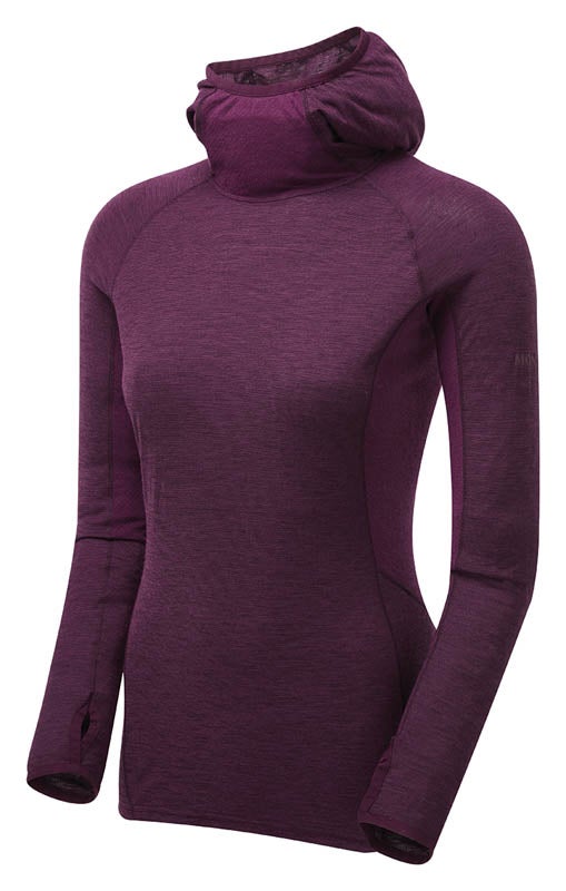 SKI1019-baselayers-MontaneWPriminoHybrid Montane Primino Hybrid Hoodie