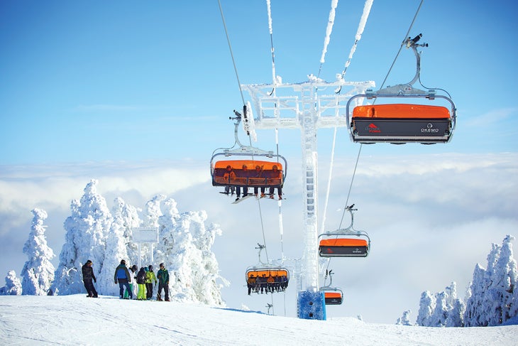 SKI1119-RGE-Okemo-courtesy Okemo bubble chair Resort Guide 2020
