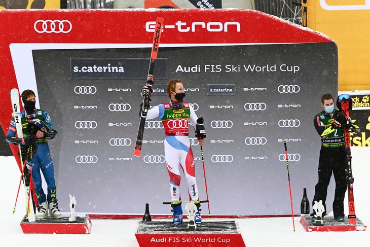 GettyImages-1229994508 Santa Caterina GS Podium 2020