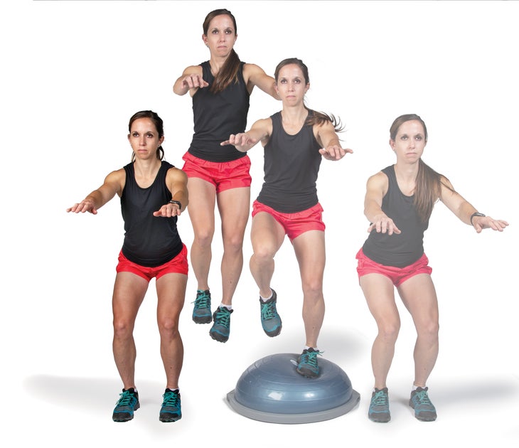 SKI1220-FIT-BosuLateralHop-v2 Bosu Ball Lateral Hop