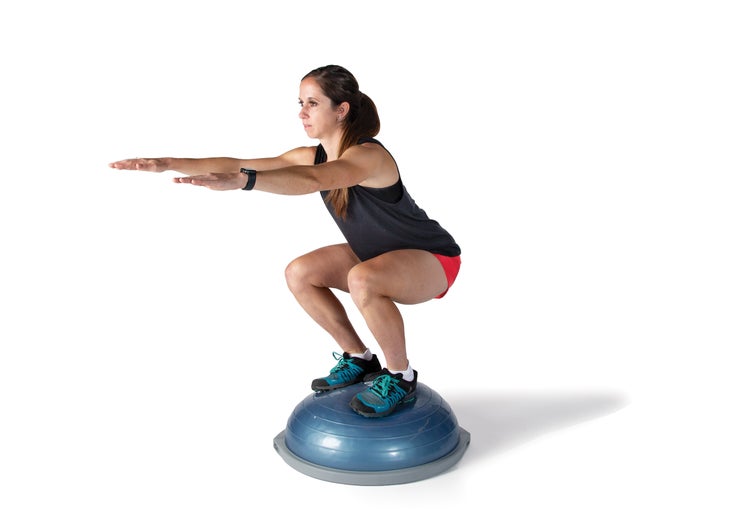 SKI1220-FIT-BosuSquat Bosu squat