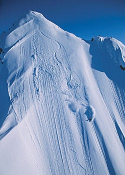 #10: Snowbasin, Utah Steep and cheap above Ogden, Utah. Skier: Rob Holmes.