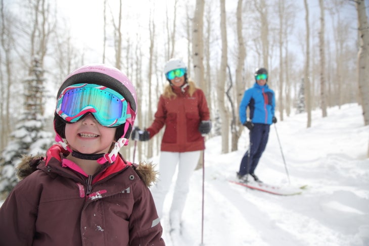 This young grom is stoked to hit the Canis Lupis at Park City Mountain.