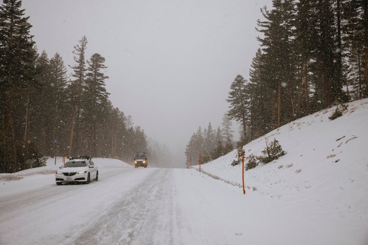 Mammoth storm California