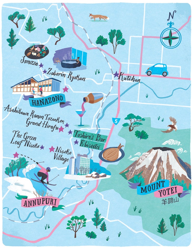 Niseko map Niseko map