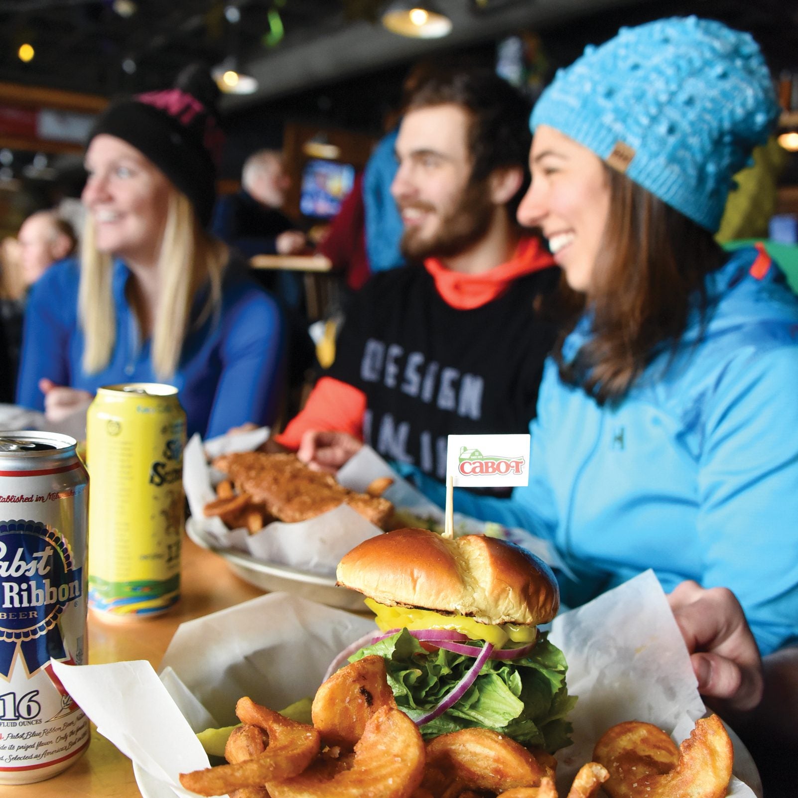 Lunch at the Castle Rock Pub at Sugarbush