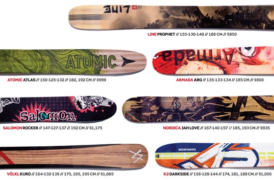 Floatacious Powder Skis None