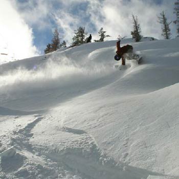 Sharp Mountain, PA Eric Lipton (left) and Matt DiRenzo work hard to make enough snow foor the Feb. 4, reopening.