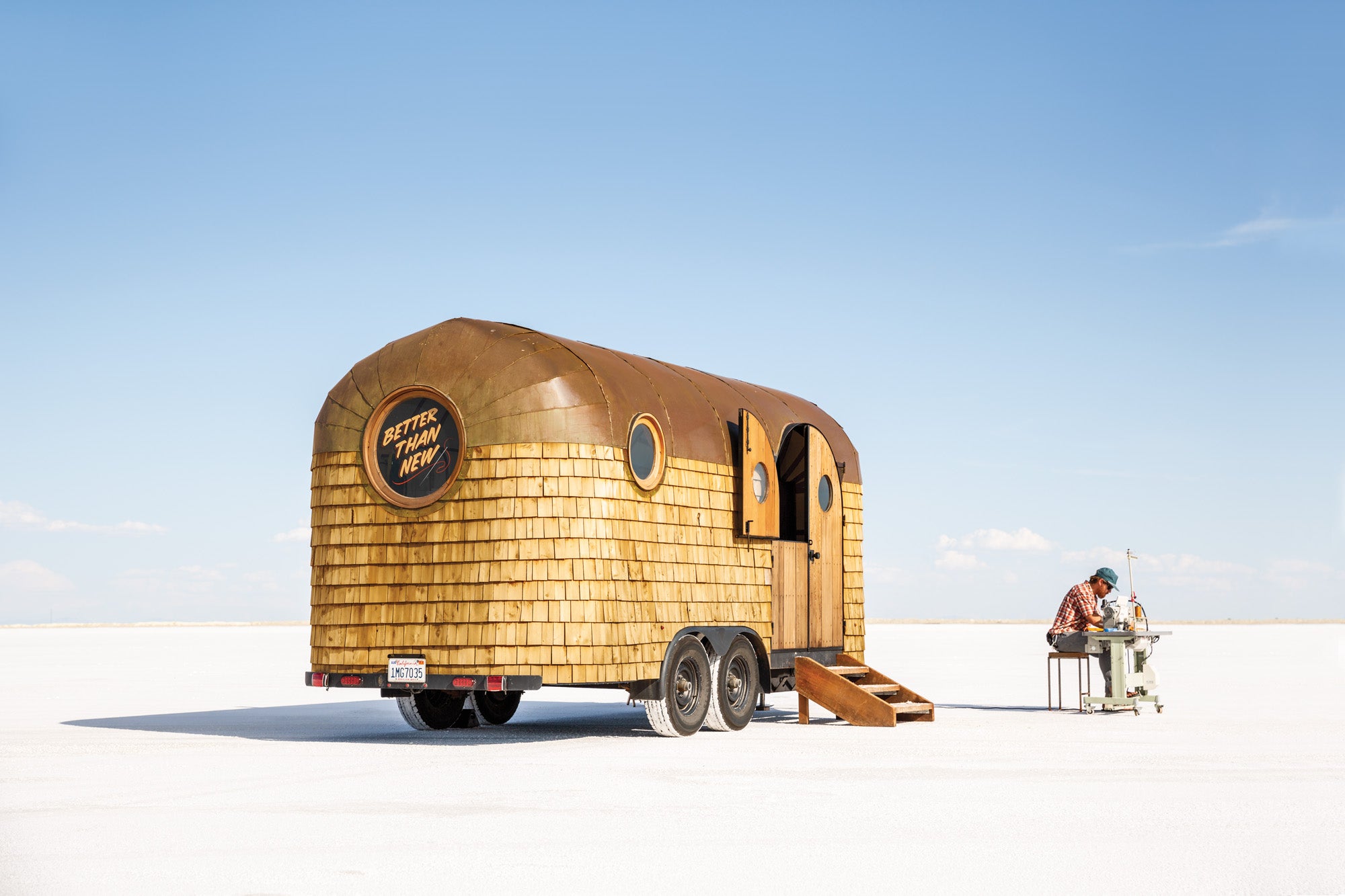 "Patagonia’s Worn Wear program, mobile repair station"