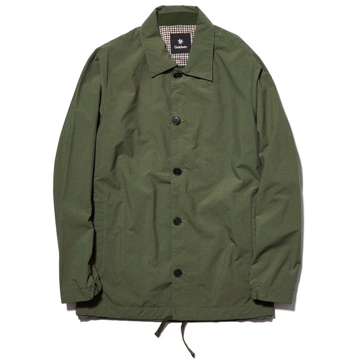 goldwin coach jacket in olive