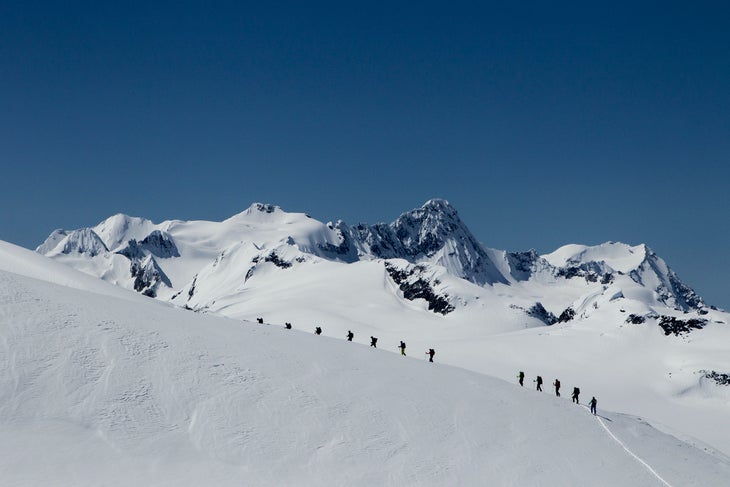 Women guiding women in the backcountry