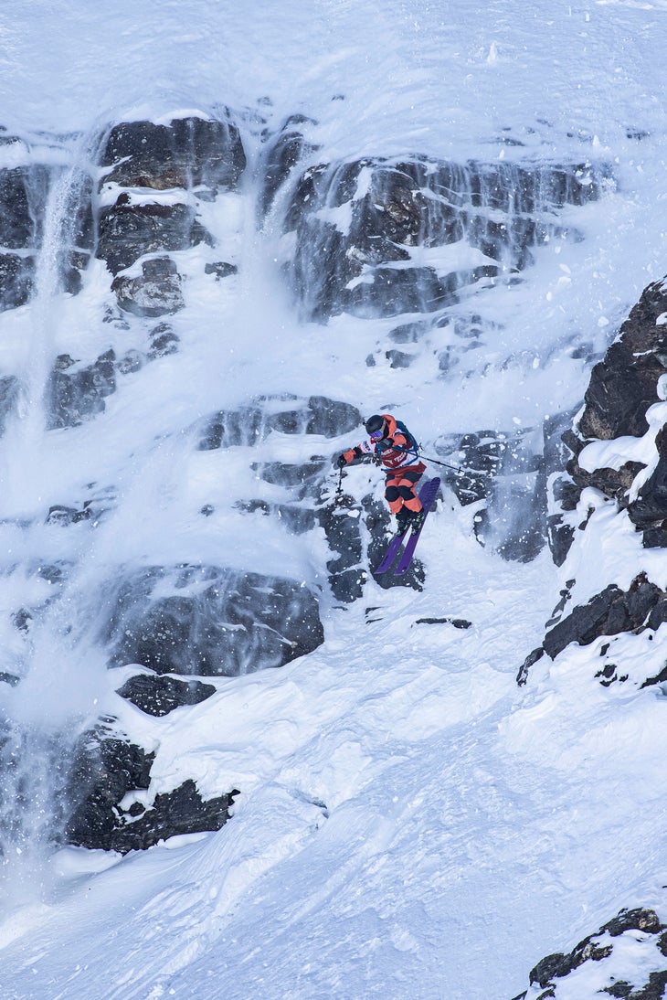 Elisabeth Gerritzen in the FWT21 Verbier Extreme