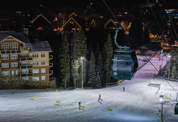 Keystone Gondola night skiing