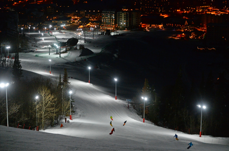Steamboat night skiing