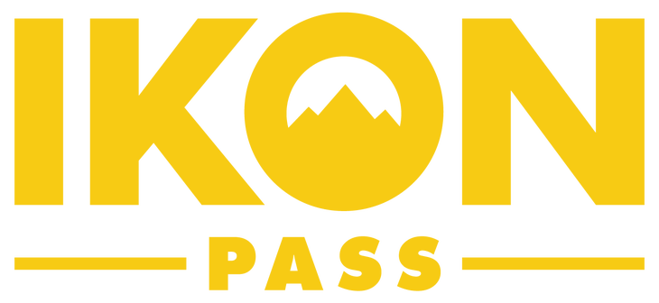IKON pass logo in yellow
