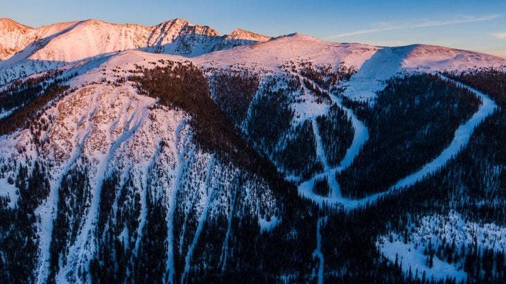 A Basin Steep Gullies Drone