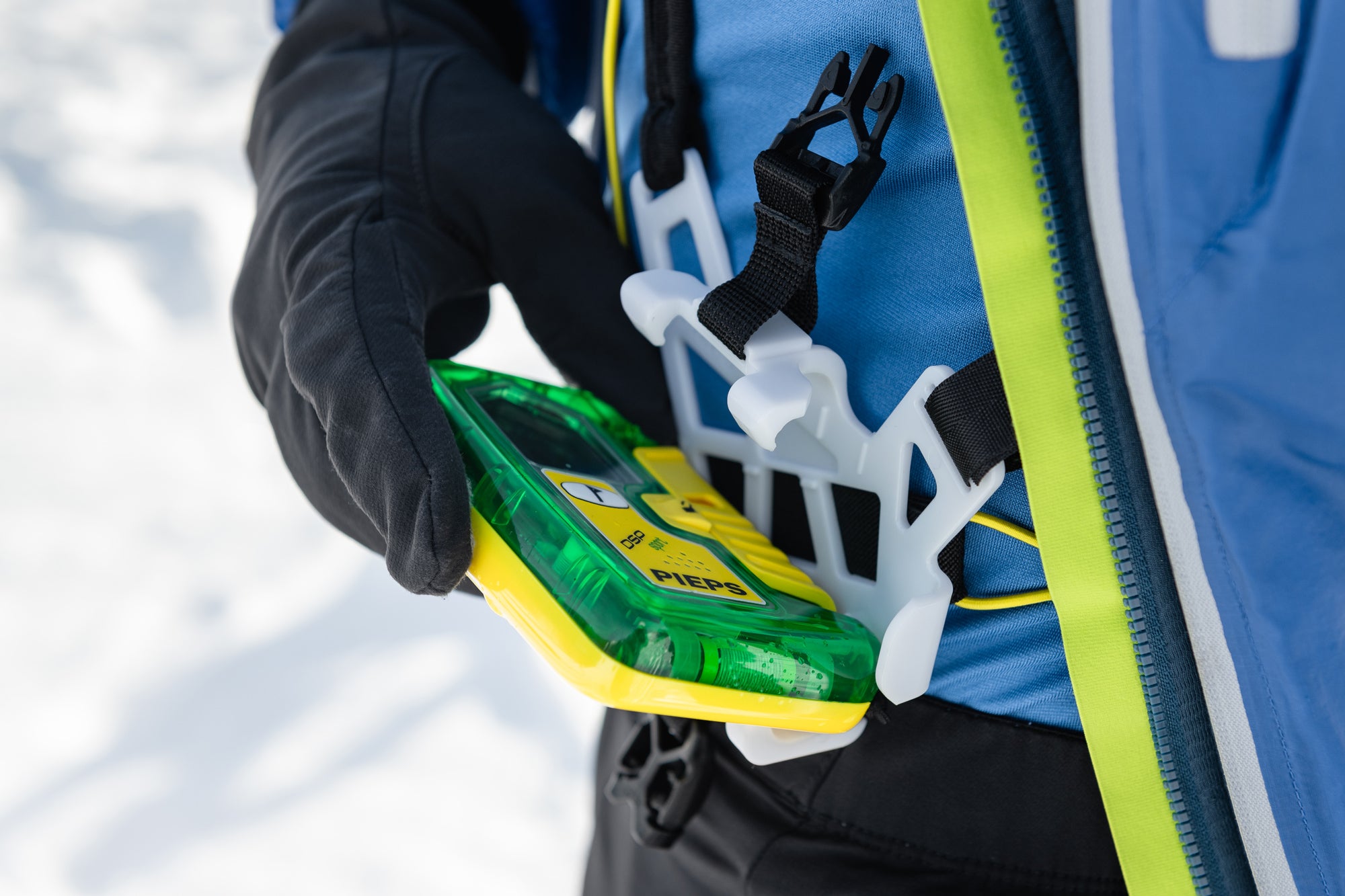 Pieps DSP Pro transceiver in hard case