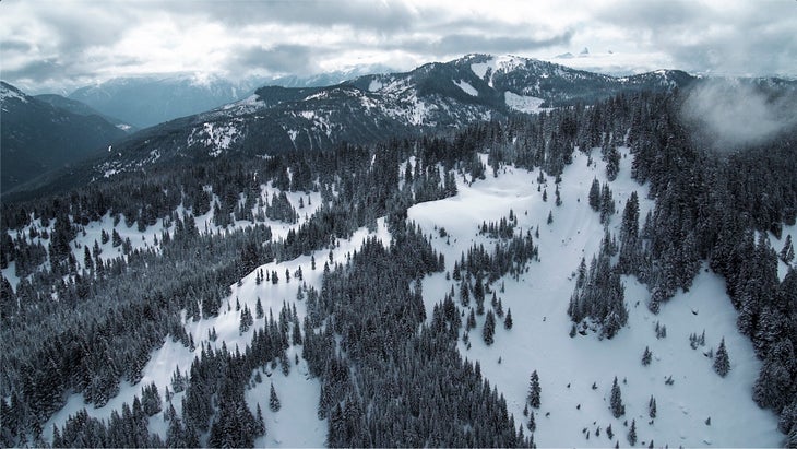 Bridal Veil Mountain Resort Aerial