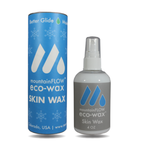 mountainFLOW eco-wax spray on skin wax