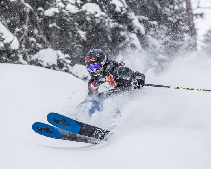 Stefan Hausl on Nordica's Enforcer 110.
