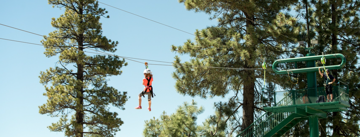 Big Bear zip line