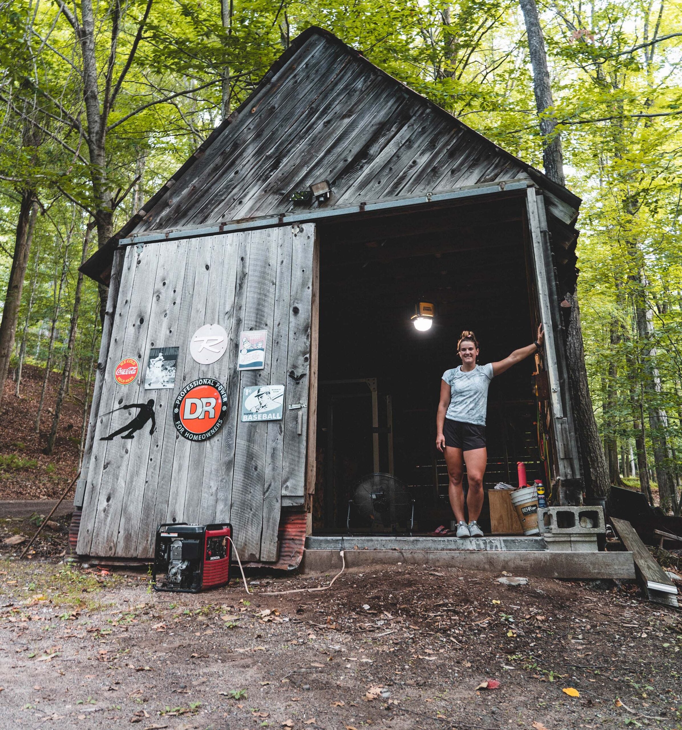 Paula Moltzan Shed Gym