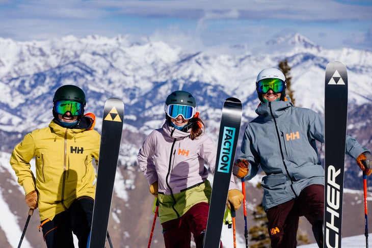 Ski testers at Ski Test Sun Valley