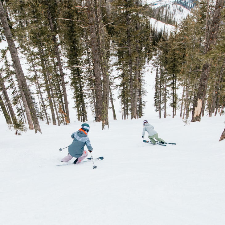 Ski testers in Sun Valley
