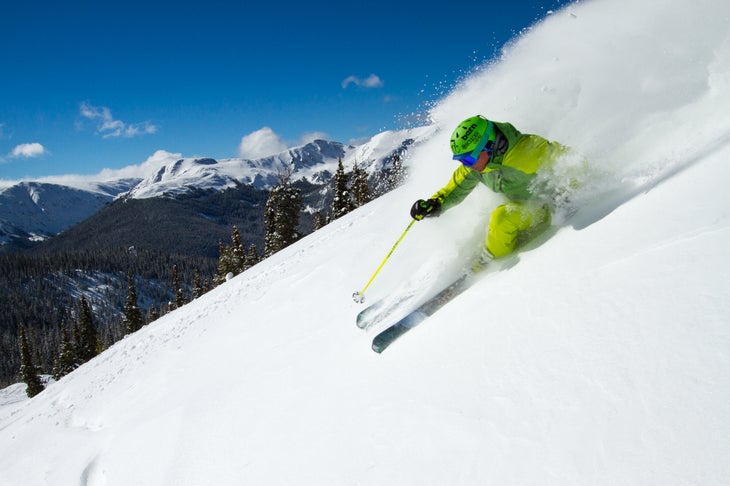 Skier at Arapahoe Basin, Colorado