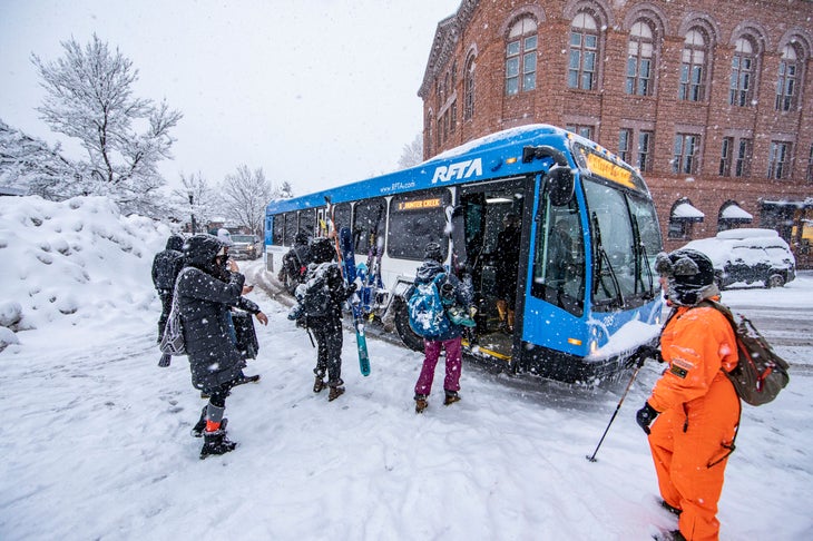Aspen free skier shuttle