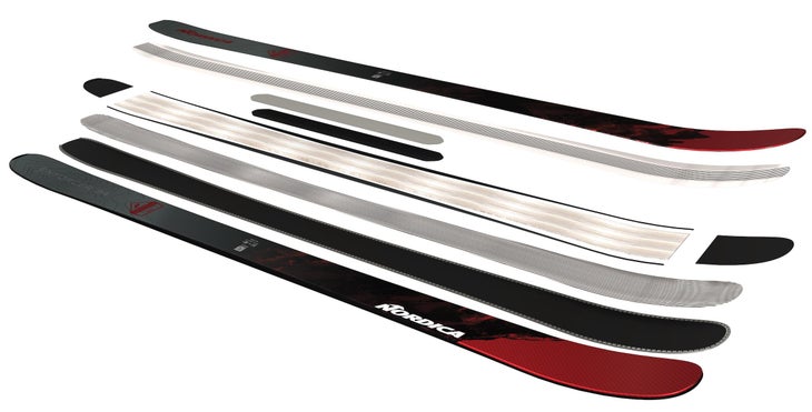 Nordica Unlimited Ski Construction Layers