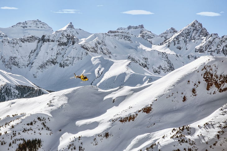 Silverton Mountain, Colo. heliskiing