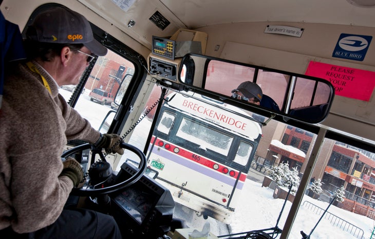 Breckenridge shuttle driver