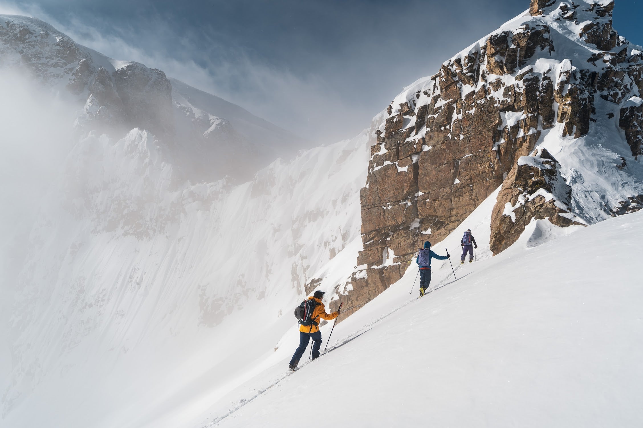 Backcountry skiing group dynamics