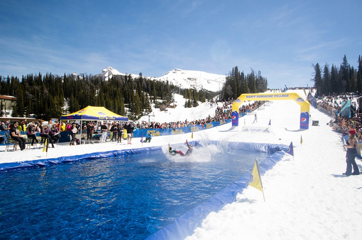 Banff Sunshine Pond Skim