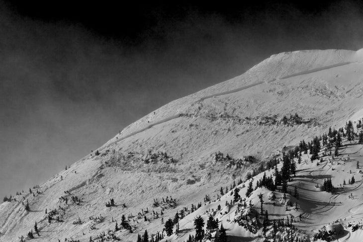 Bridger Bowl Saddle Peak avalanche