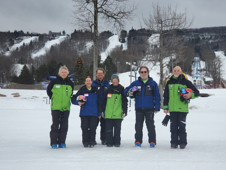 John Armogost senior skiers