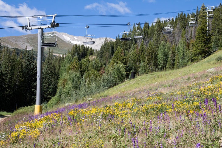 Breckenridge summer chairlift