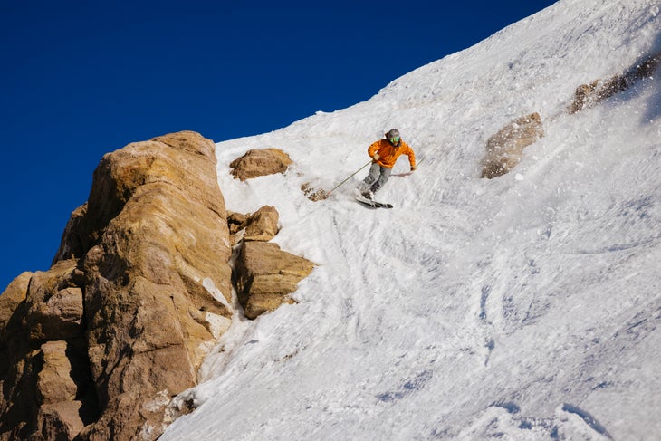 spring skiing Mammoth