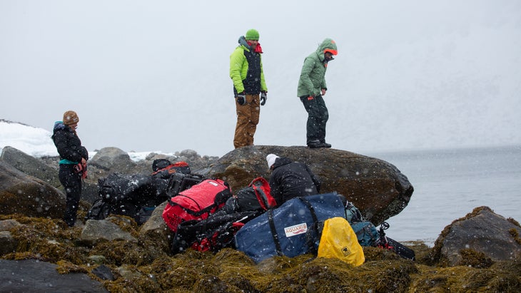 Greenland winter camping gear