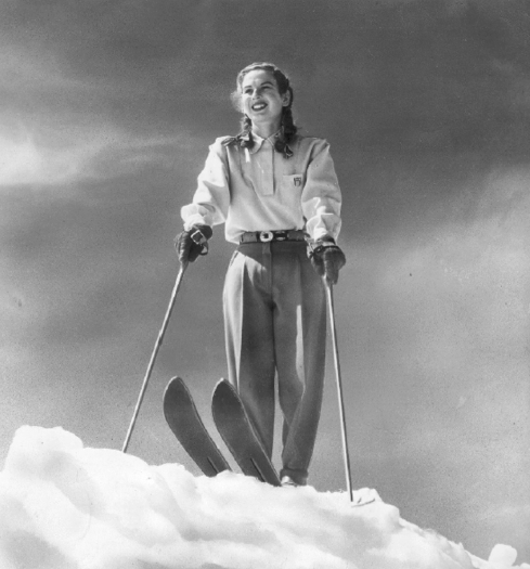 Skier Gretchen Fraser