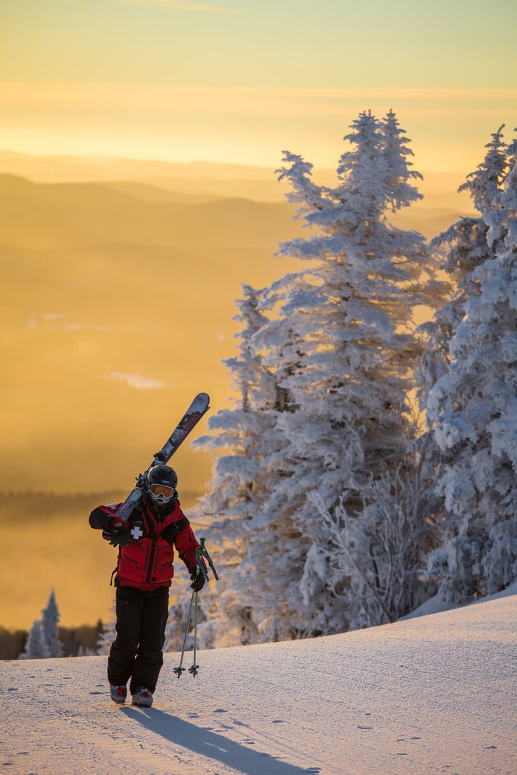 Ski patroller Mont Tremblant