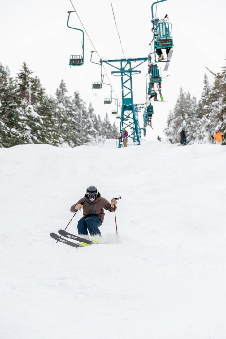 Skier at Mad River Glen