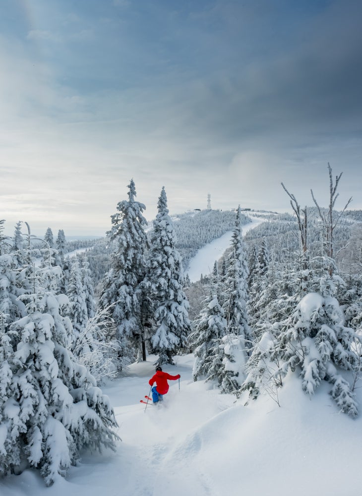 Skier at Mont Tremblant