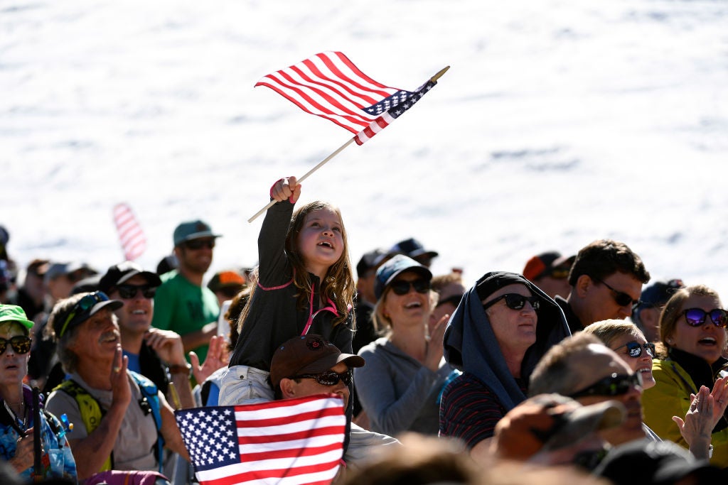 American ski racing fans