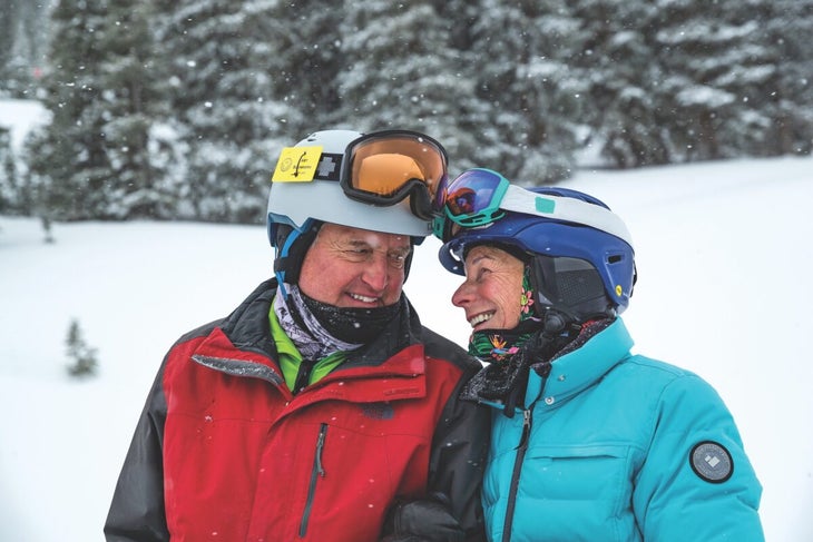 Senior skiers Copper Mountain