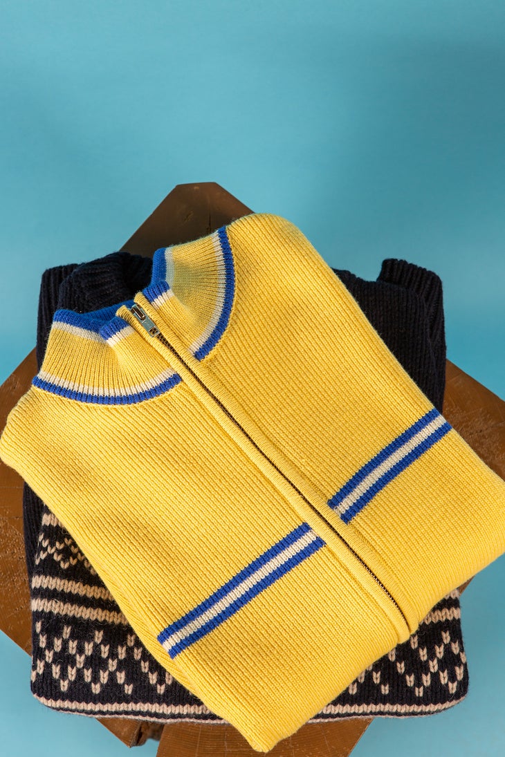 Wool ski sweaters