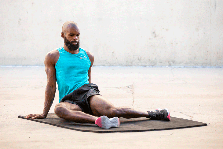 90/90 progression for hip mobility