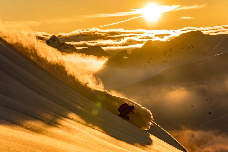 Eleven experience heli skiing